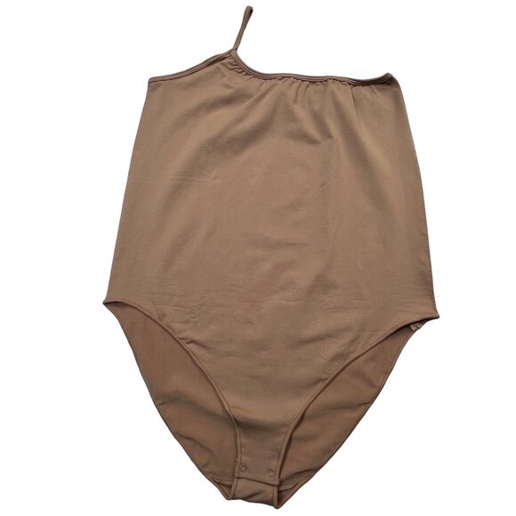 SKIMS Essential One Shoulder Bodysuit Tigers Eye 4X/5X - Picture 2 of 12